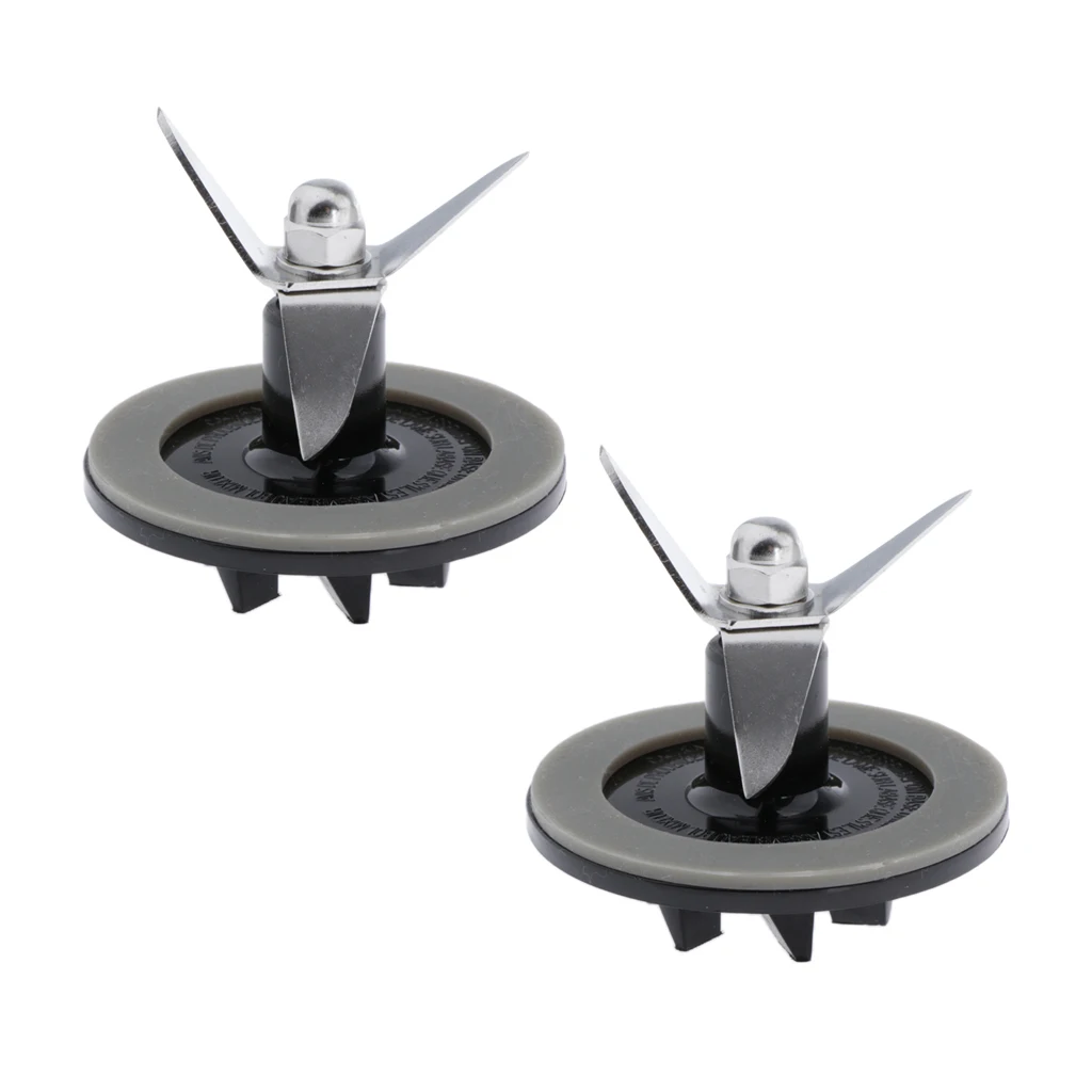 Lâmina liquidificador inoxidável e montagem junta, ajuste Cuisinart, SPB-456-2B, 2Set