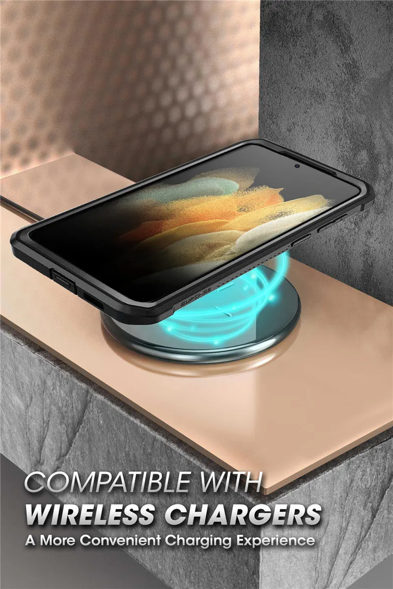 SUPCASE For Samsung Galaxy S21 Ultra Case (2021 Release) 6.8" UB Pro Full-Body Holster Cover WITHOUT Built-in Screen Protector