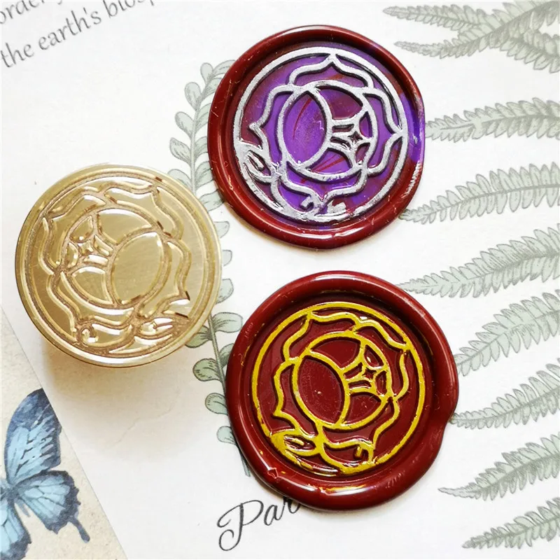 UTENA ROSE SIGNET Wax Seal Stamp / Wedding Party / Birthday Invitation Stamp / Letter Envelope Seal / Wax Stamp & Stick Set