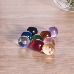 Sfera di cristallo da 20mm, sfera di vetro colorato, artigianato, accessori decorativi, arredamento per la casa, occhiali per fotografia, lente trasparente