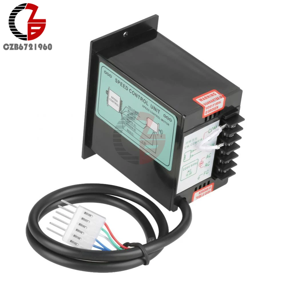 400W AC Motor Speed Controller AC 220V Motor Speed Pinpoint Regulator Controller Forward Backward for Packaging Printing Food