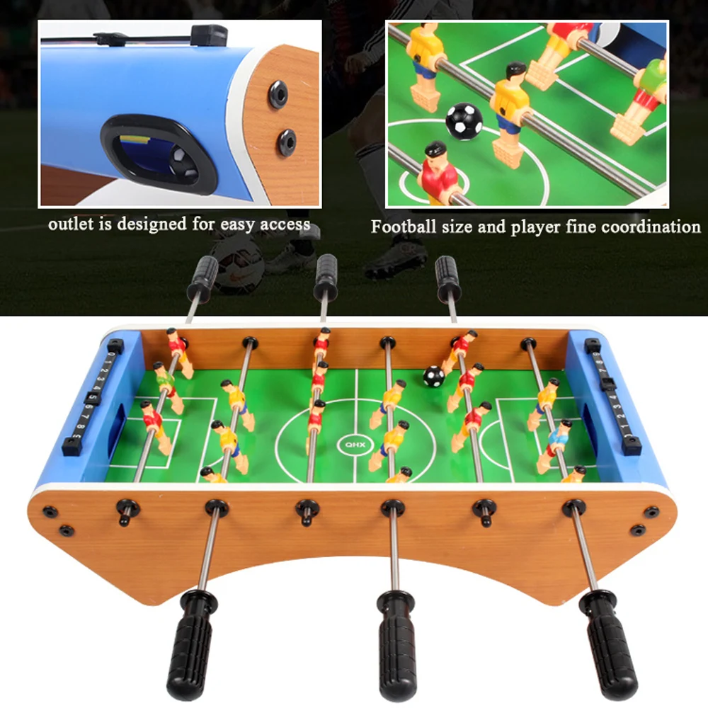 Creative Table Football Machine 6-Bar Desktop Soccer Toy Parent-Child Interactive Toy Indoor Entertainment Board Kids Sport Game