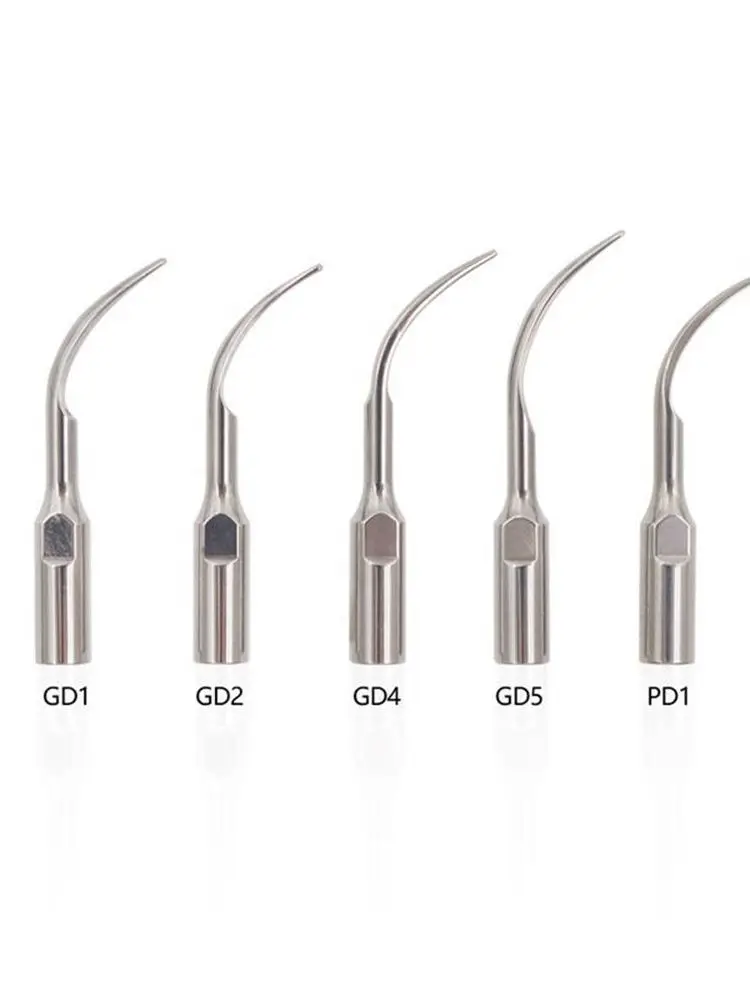 5pcs Dental Ultrasonic Scaler Tip Endodontics Fit For SATELEC Woodpekcer EMS DTE Scaling Handpiece Dentista Odontología Dentist