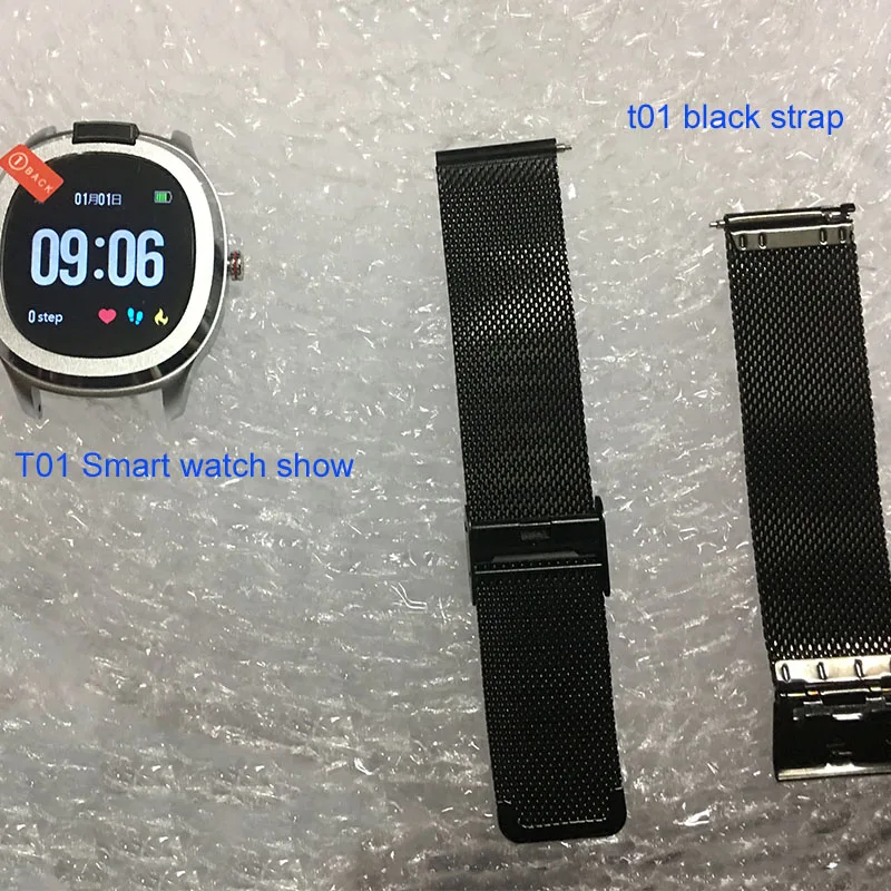 ECG PPG Body Temperature Smart Watch smartwatch T01 original Magnetic 2PIN charger charging silicone strap belt stainless steel