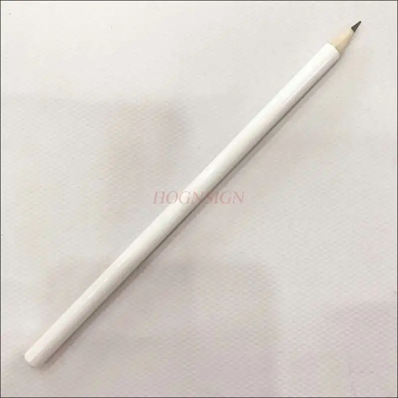 

5pcs Environmental Pencil Education Conference Advertising Pencil 17.6cm White Sharpened