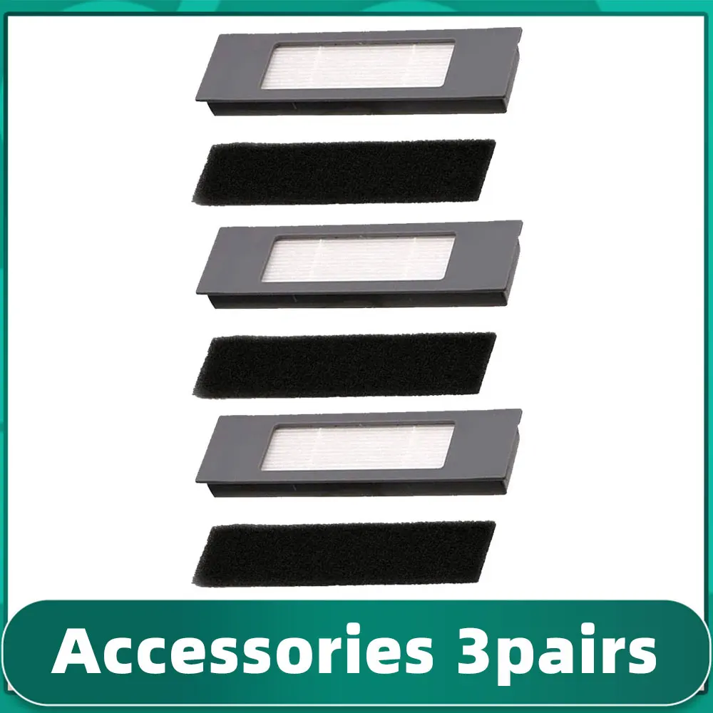 فلتر Hepa لـ Ecovacs Debot OZMO 920 / 930 / 950 / T5 / T8 AIVI / N8 Pro Plus / M88 / M87 قطع غيار بديلة للروبوت فراغ