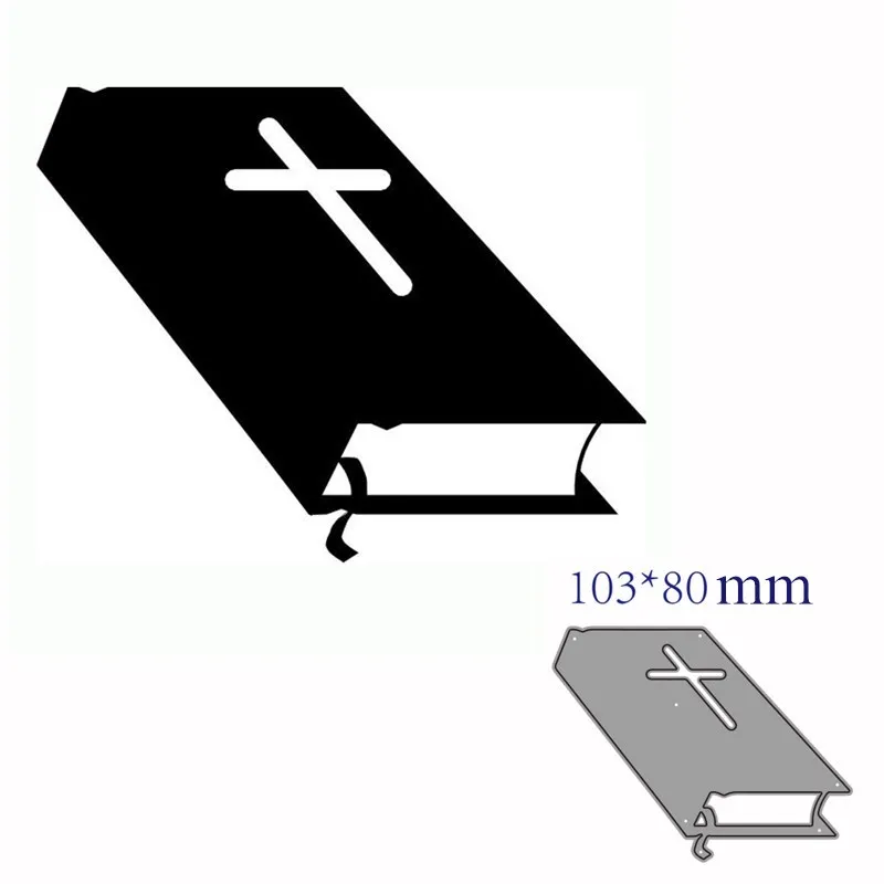 Troqueles de corte de metal, molde troquelado, decoración de la Biblia, álbum de recortes, papel, artesanía, cuchillo, hoja, punzón, plantillas