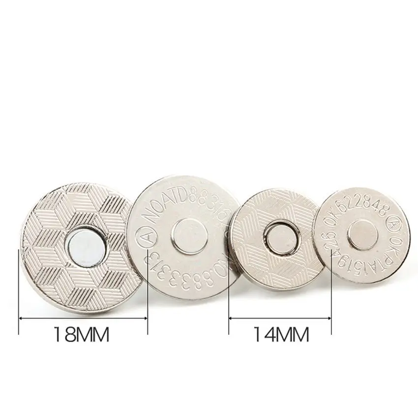 10set magnetický drobnost spojovací materiál spona knoflíků kabelka měšec náprsní taška řemeslo pytle částí příslušenství 11mm 14mm 18mm bodat barvivo