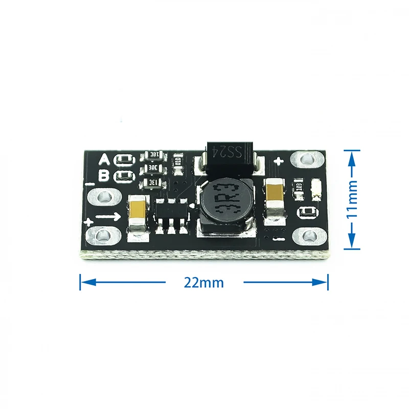 5PCS Mini DC-DC Boost Step Up Converter 3V 3.2V 3.3V 3.7V 5V 9V to 12V Voltage Regulator PCB Board Lithium Battery Boost Module