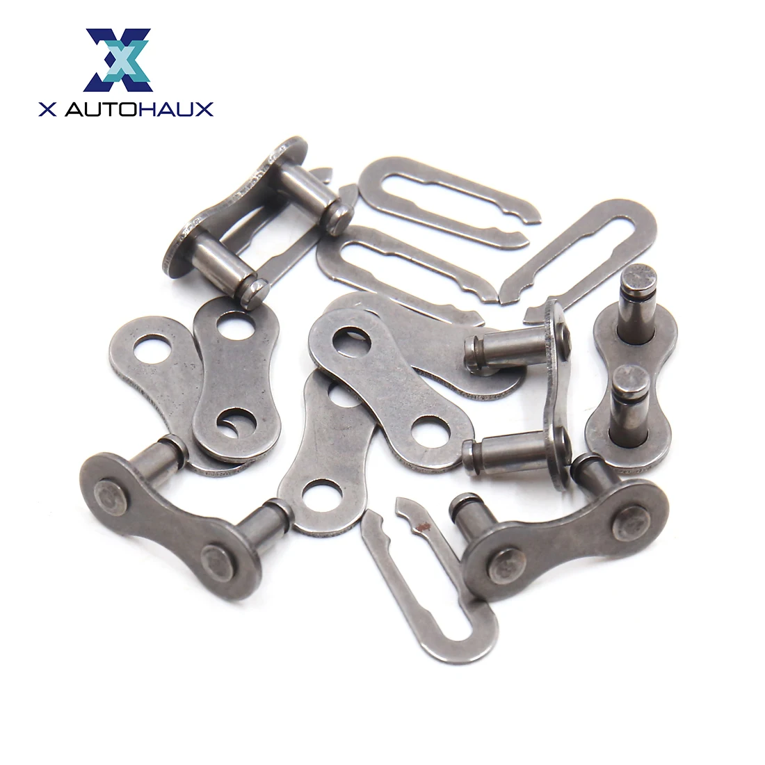 X Autohaux 5 10 15 20 50 Pcs Metal Chain Master Link Joint Clips Connectors for MTB Bike Bicycle Chain Master Link Connectors