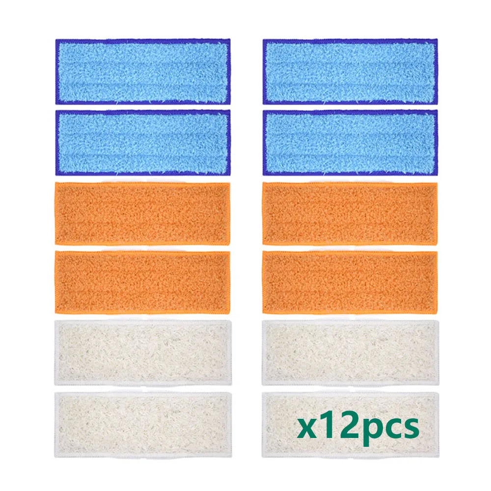 Zmywalny mopem Pad dla iRobot Braava 200 Series 240 241 245 250 roboty wielokrotnego użytku części zamienne zestaw wymienny