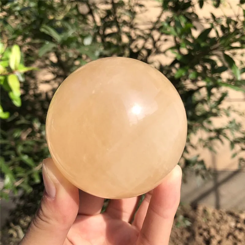 

Natural Ice Island Stone Ball Calcite Quartz Crystal Sphere Stone Crystal Ball Citrine Home Decor Natural Stone Carved