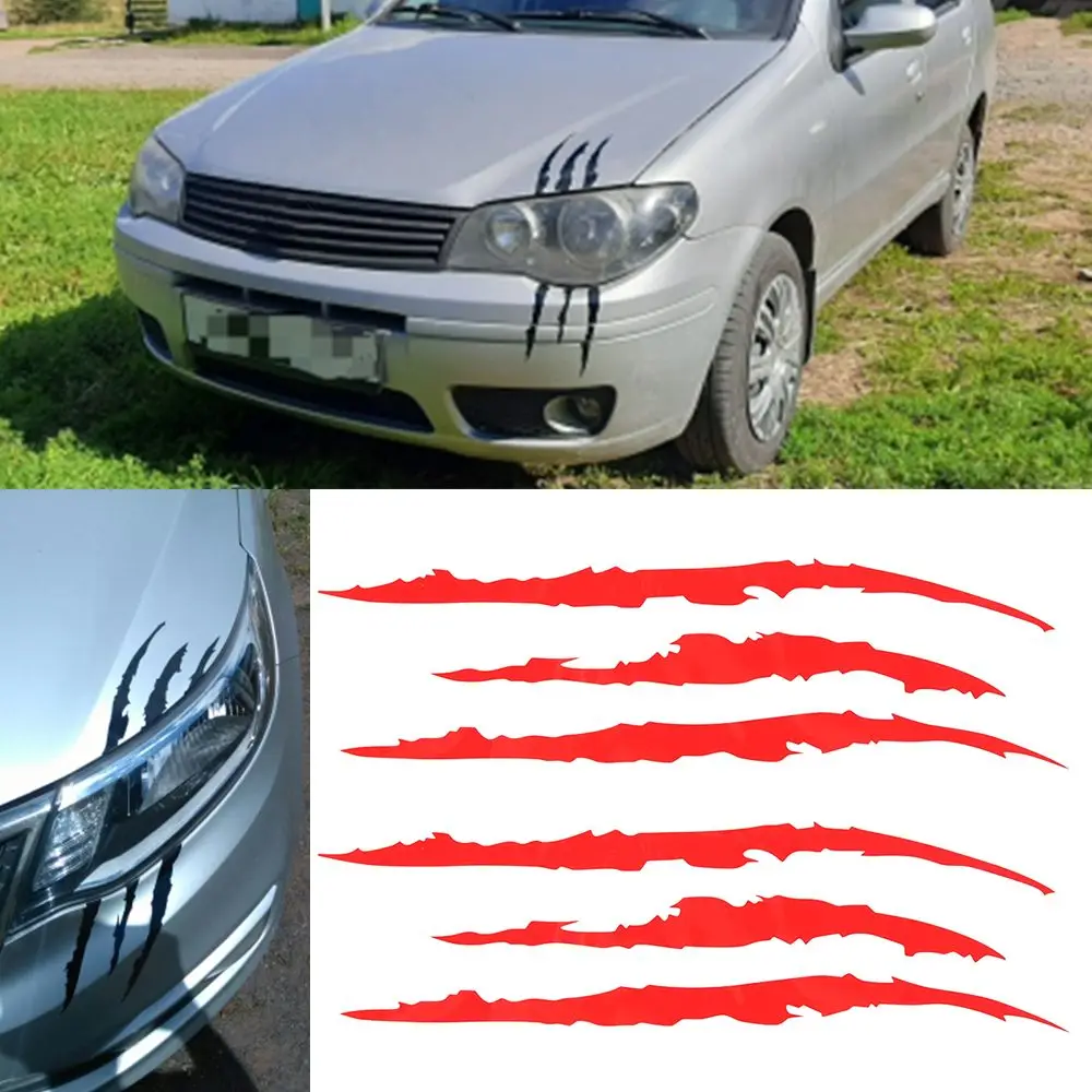 

2 шт. полоса на фару светоотражающая наклейка на автомобиль наклейка на капот коготь царапины