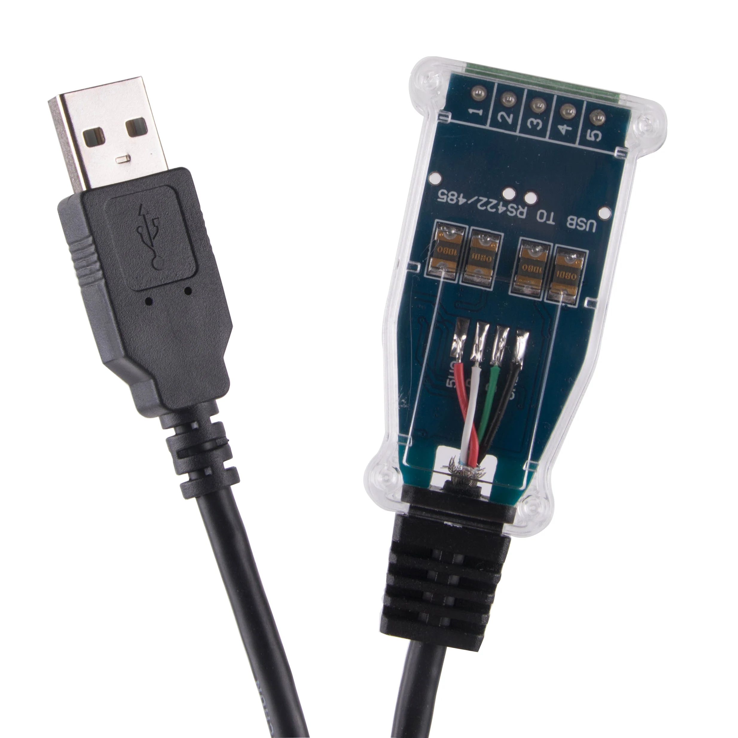 USB to RS485 RS422 Module Adapter Cable, USB to 485 422 Communication Module Converter Cable with FT232 CH340 Chip