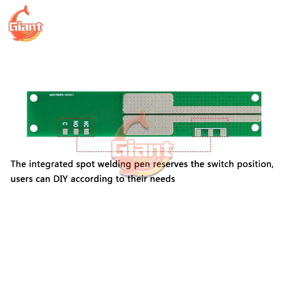 Spot Welding Machine Accessories Integrated Spot Welder Pen DIY PCB Circuit Board Control for 12V Battery Energy Storage Solder