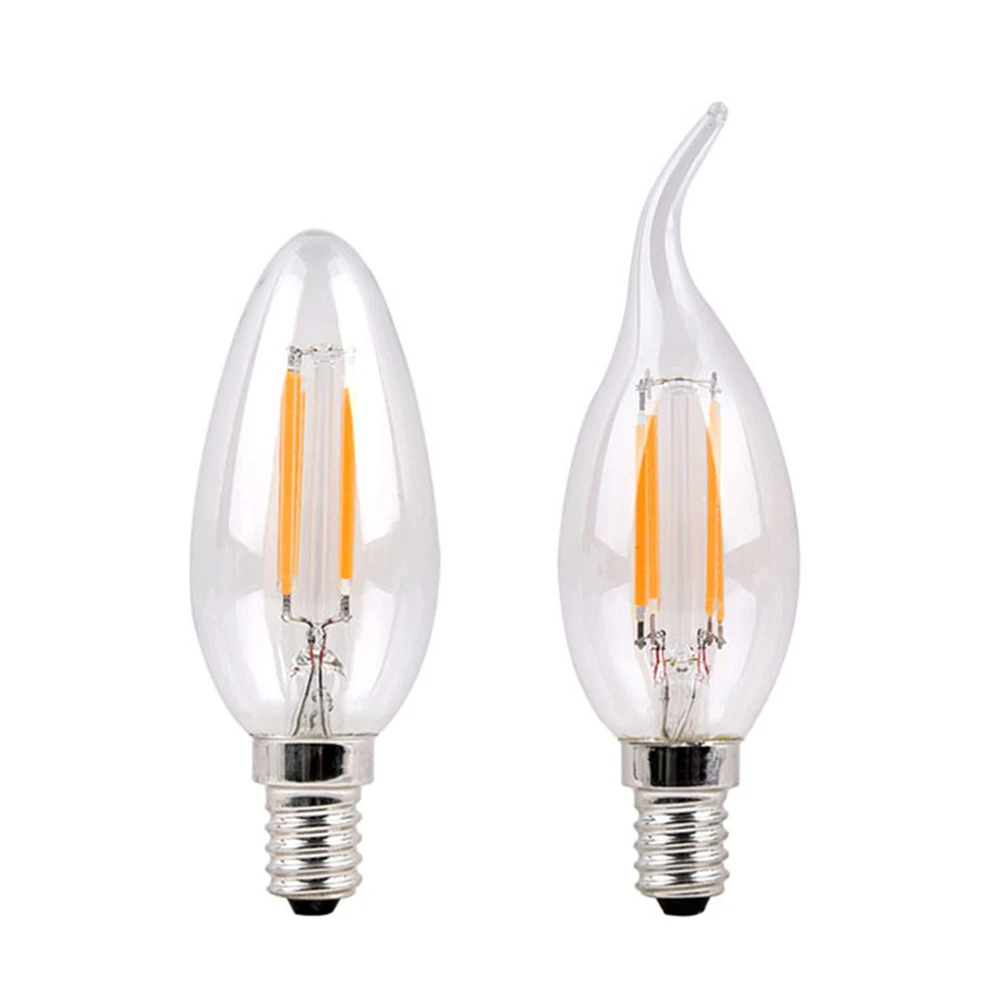 

E14 Led Candle Bulb Edison Led Bulb 220V 4W 8W 12W Vintage Filament Light C35 C35L Energy Saving Bombillas for Chandelier Light