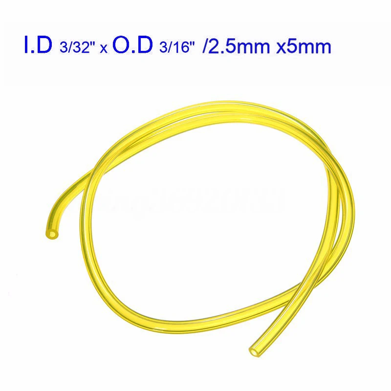 2.5Mm/3Mm 60Cm Xăng Dầu Khí Nhiên Liệu Dòng Ống Vòi Ống Dầu Khí Chống Cho Dây Tông Đơ máy Cưa Xích Thấy Máy Thổi Mới