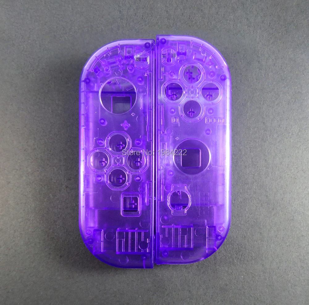 10 مجموعات من حالات الحماية الواضحة لجهاز نينتندو سويتش NS Joy Con الإسكان شل غطاء لوحدة التحكم NX JoyCons شفافة