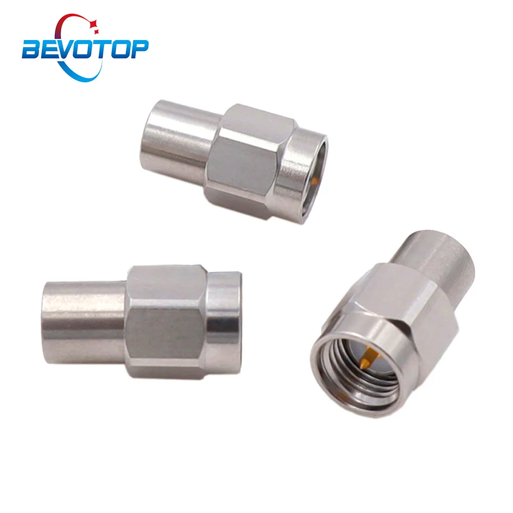 

0-18GHz 2W 50ohm SMA Male RF Coaxial Termination Dummy Load Connector Socket Brass Straight Coaxial RF Adapters BEVOTOP