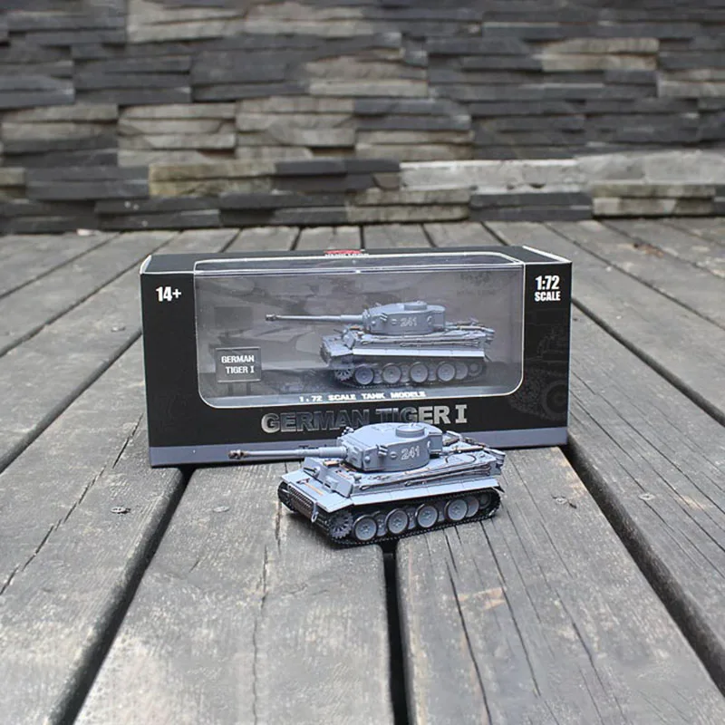 

Diecast Model Cars 1/72 TigerII German Tank Military Model Gift Static Display Kids Hot Toys for Boys
