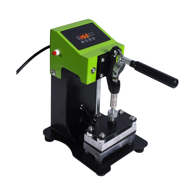 Manual Mini Rosin Press Machine 2.3*4.7inch Heating Pressing Plates Herb Wax Concentrate Oil Extracting Tool AP1903 Green Color