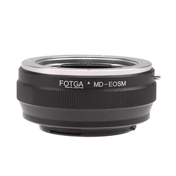 Canon EOS M EF-M M100 M10 M6 M5 M3 M2 미러리스 카메라-Minolta MD 마운트 렌즈용 FOTGA MD-EOSM 어댑터 링