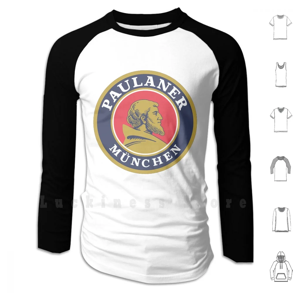 Paulaner Hoodies Long Sleeve Paulaner Bad Reichenhall Paulaner Weissbier Germany Brewery German Beer Drink Bavaria