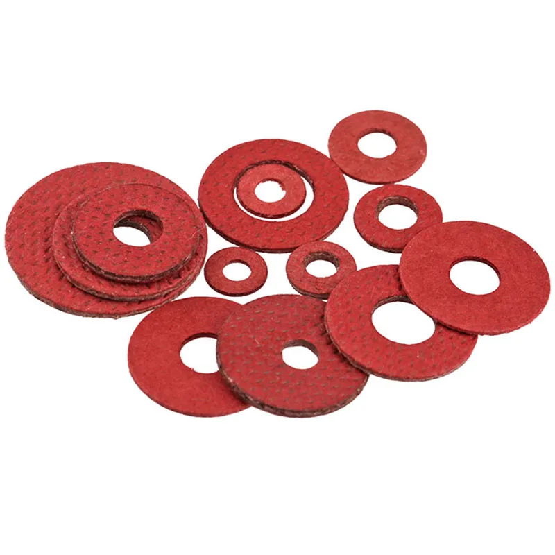 

Red Steel Paper Fiber Insulating Flat Washer Insulation Plain Gasket Ring Meson M2 M2.5 M3 M3.5 M4 M5 M6 M8