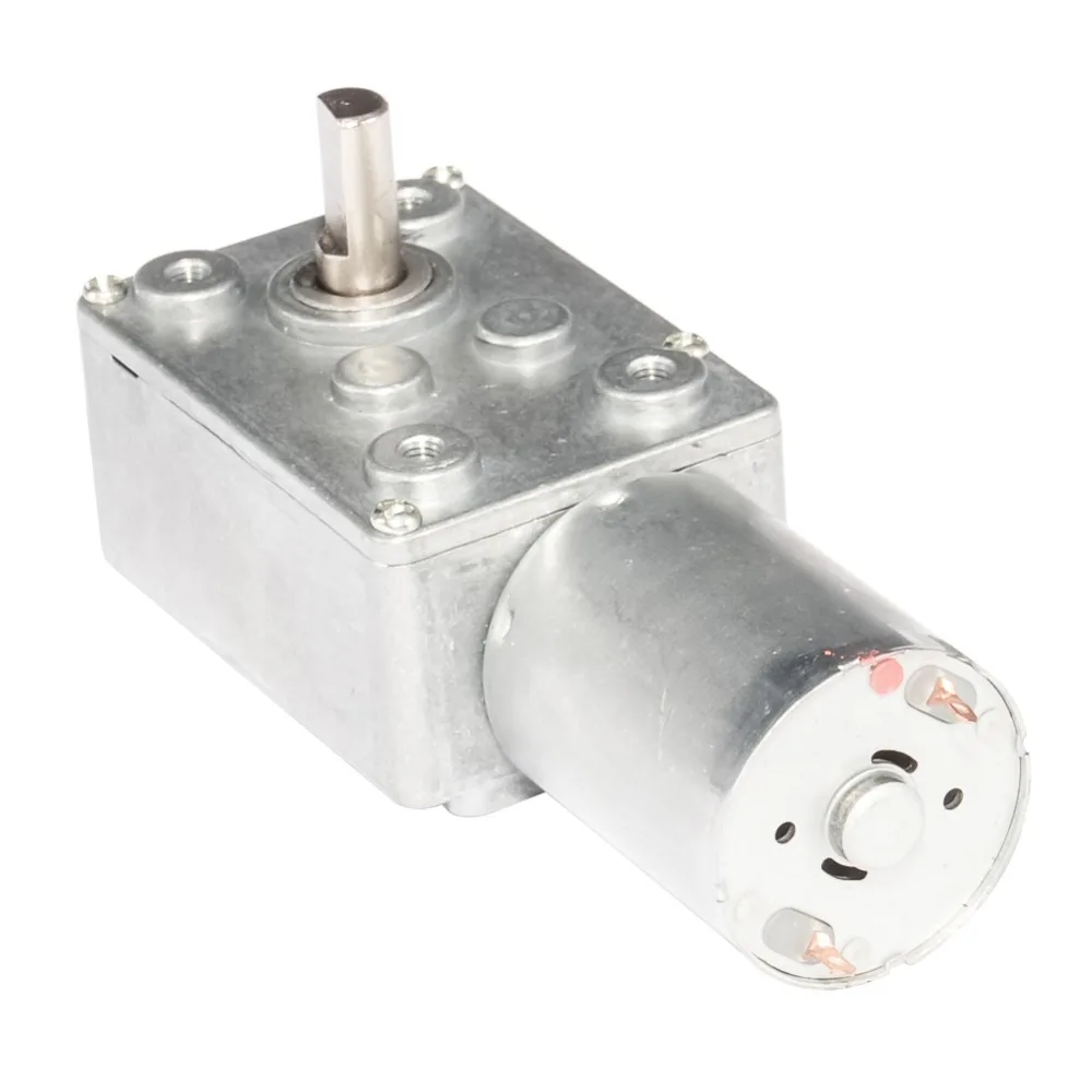 Motor de engranaje de CC 6V 12V 0,6-200Rpm con Mini reductor de caja de cambios eléctrica Motor de engranaje Turbo eléctrico de alto par con reductor