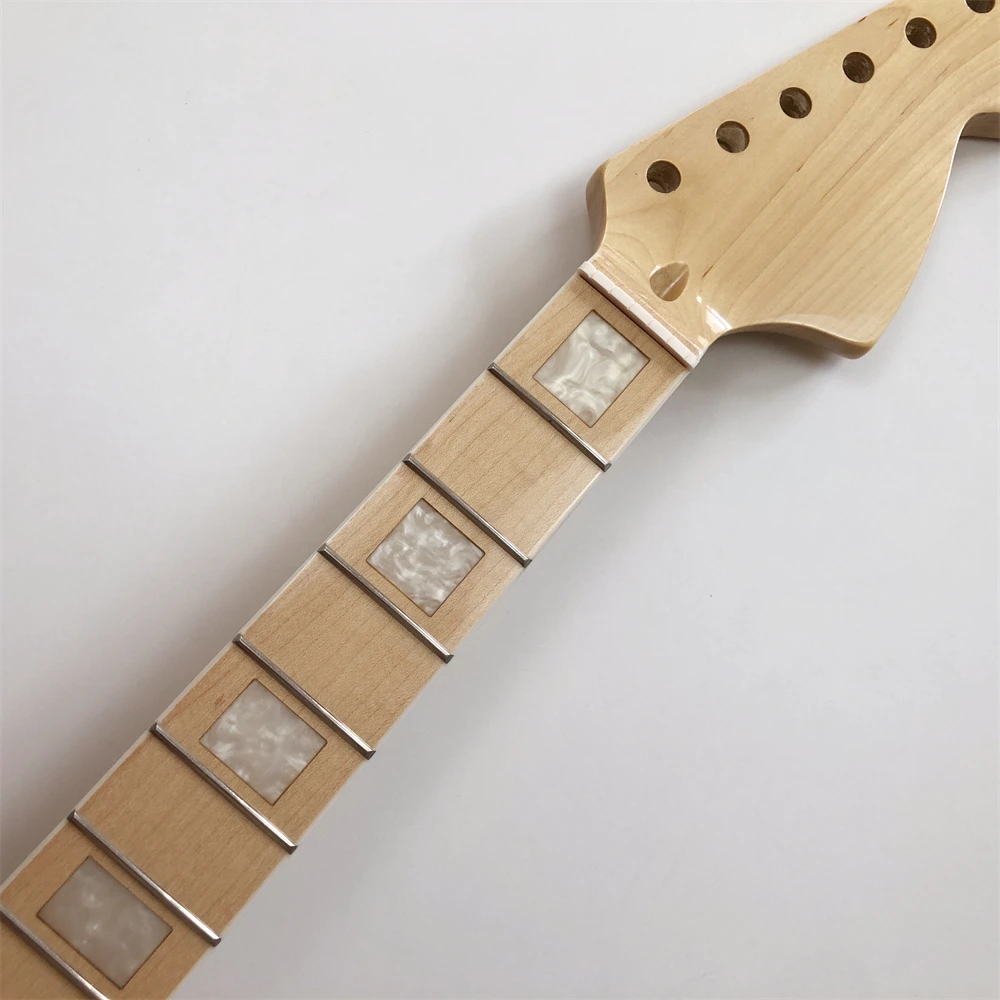 

Big Head Electric Guitar neck Maple 22fret 25.5inch Maple Fingerboard Block Inlay Gloss Finished