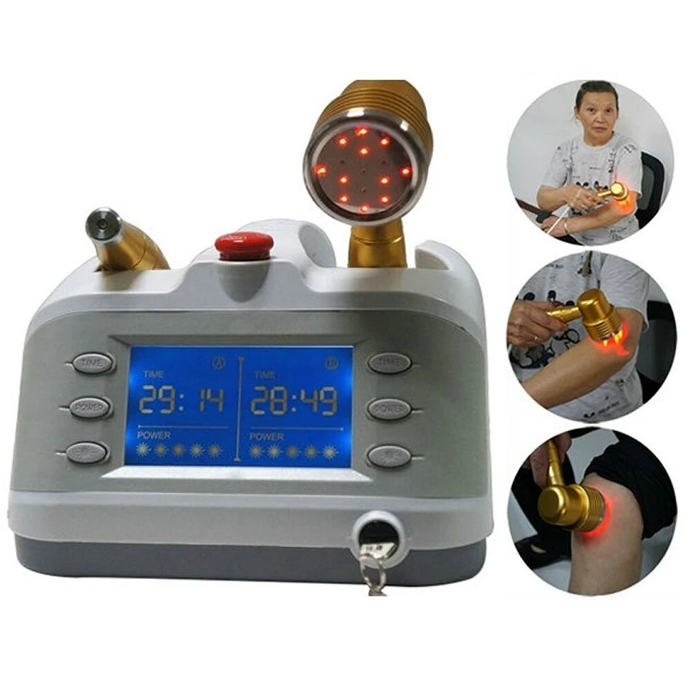 Multifunction LLLT Cold Laser Medical Therapeutic Machine Laser Acupuncture Physiotherapy Equipment 808nm 650nm