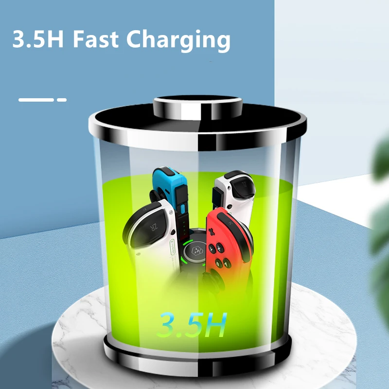 Станция зарядная 4 в 1 для контроллера Nintendo