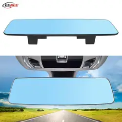 Blue Frameless Car Rear View Mirror Children Anti Glare Wide Angle 2.5D Full Screen Micro Curve Glass Auto Accessories Interior