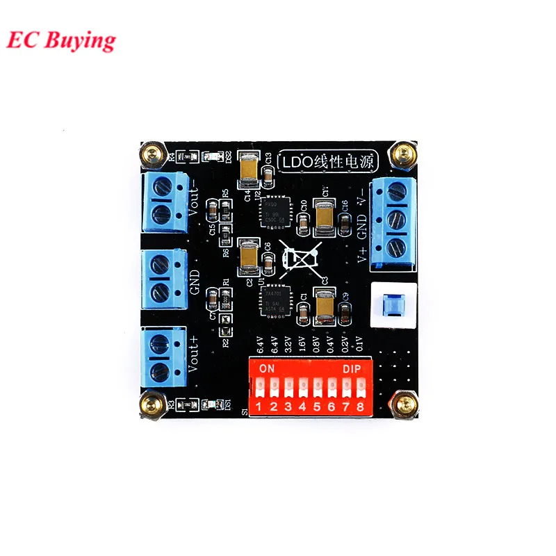 TPS7A4701 TPS7A3301 Ultra Low Ripple Positive and Negative Adjustable UV Ripple Liner Power Supply Module