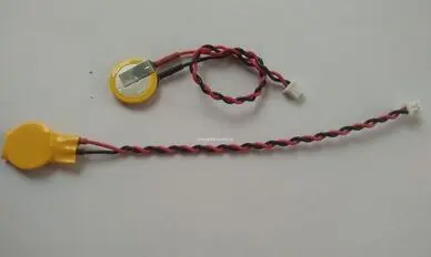 Free shipping 10PCS/LOT in stock  ML1220 with line plug battery notebook memory battery ML1220 soldering foot 1.25 plug