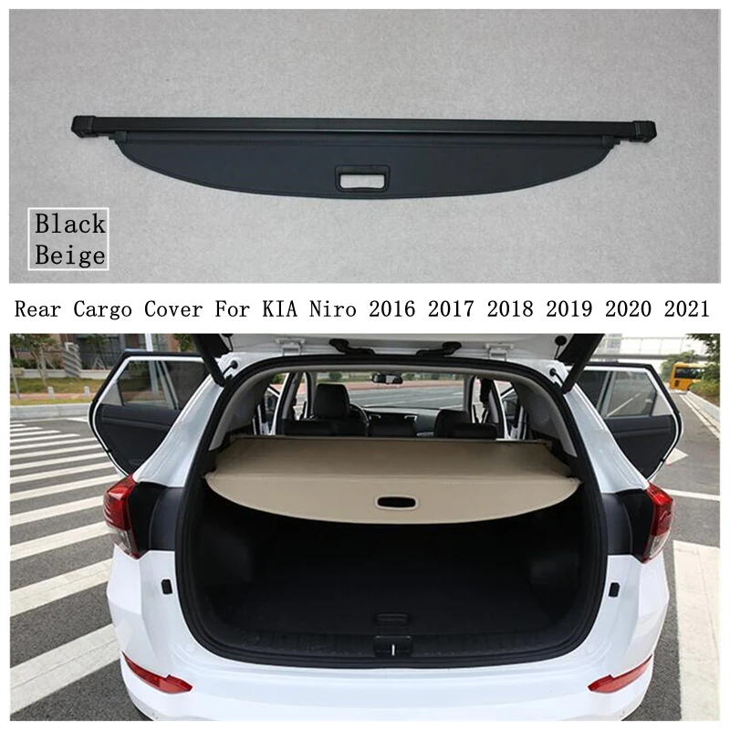 

Rear Cargo Cover For KIA Niro 2016 2017 2018 2019 2020 2021 Privacy Trunk Screen Security Shield Shade Auto Accessories