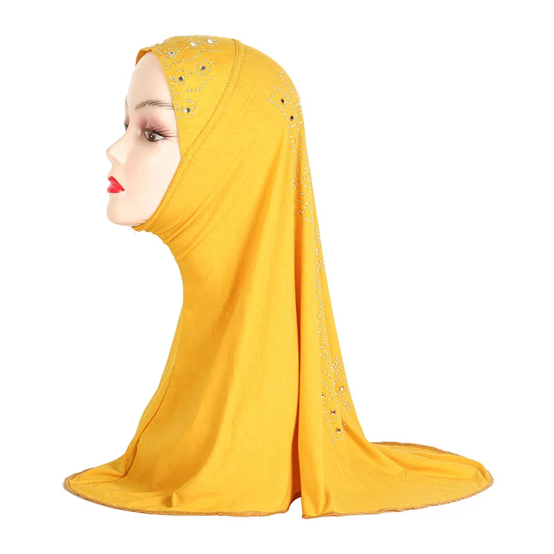 

Muslim Amira Hijab For Women Islamic Full Cover Inner Soft Caps Female Headscarf Arab Wrap Head Hats Solid Color Turban Bonnet