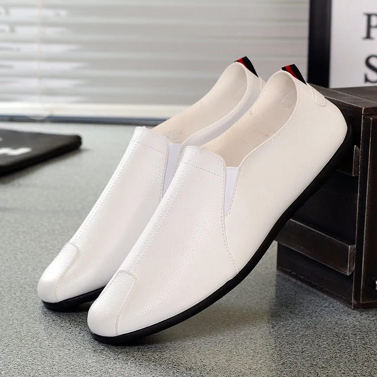 Hot Sale Men Casual Leather Shoes Luxury Brand Mens Loafers Black Moccasins Boys Formal Shoes 2020 Autumn New Designer Footwear