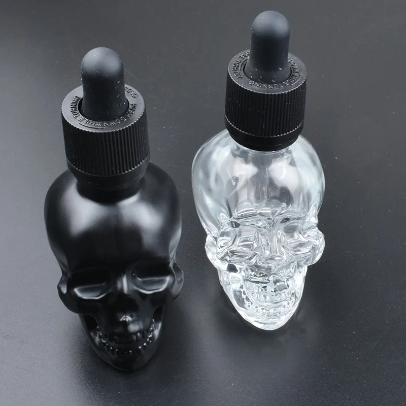 2pcs/lot 30ml Scrub skull bitter bottle of bitter medicine dropper Liquor Pourer Bar Tool Bartender Decanter Cocktail Barware