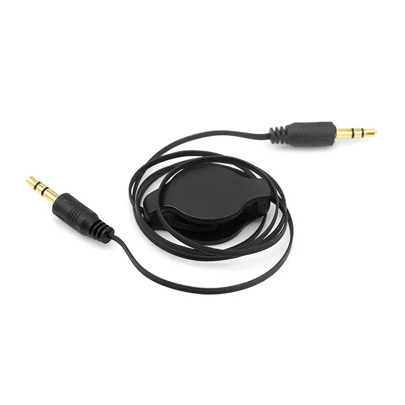 AUX Cable Car Telescopic Aux Audio Cable Flexible 3.5mm Male to Male Jack Stereo AUX Audio Cable For Car Phone Speaker