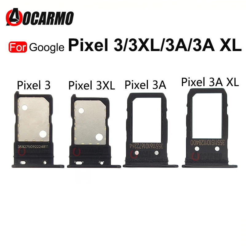 For Google Pixel 3 3xl 3a 3A XL SIM Card Sim Tray Socket Slot Holder Replacement Parts