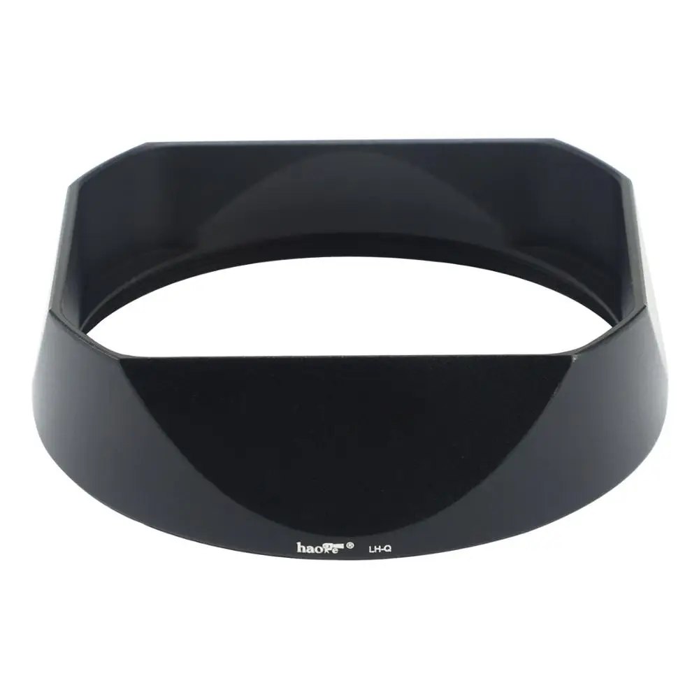 Haoge LH-LQ Metal Square Lens Hood for Leica Q2 Q  Q-P QP q Digital Camera Accessories Black