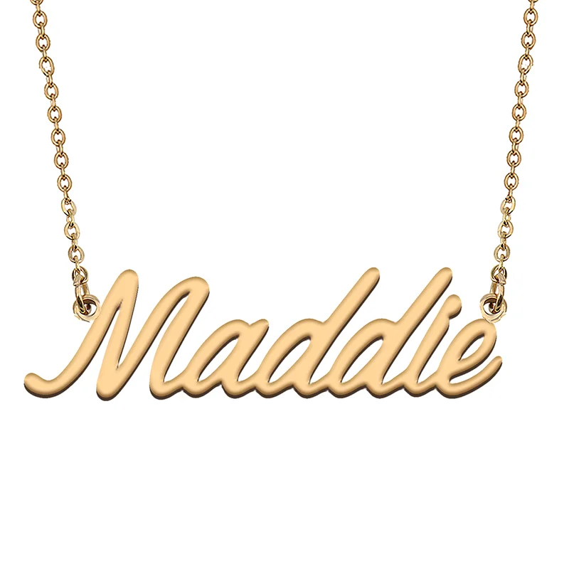 

Maddie Custom Name Necklace Customized Pendant Choker Personalized Jewelry Gift for Women Girls Friend Christmas Present