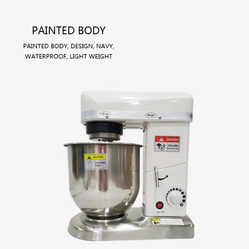 Batidora eléctrica Vertical multifunción para el hogar, mezclador de 5/7/10 litros, para amasar huevos y mantequilla, SL-B10