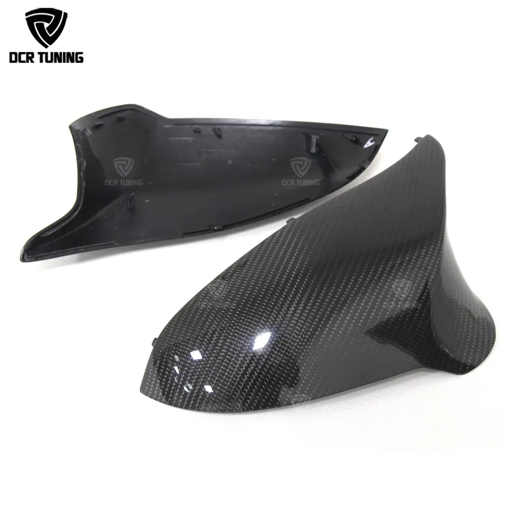 M3 M4 replacement part side door mirror cover for BMW M3 M4 F80 F82 F83 2014 - UP F87 M2 competitio Car Mirror Caps Carbon Fiber