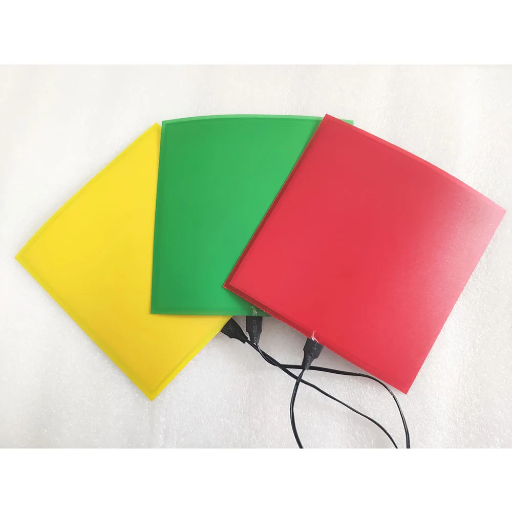 Different Color 14X14CM El Panel El  BackLight Sheet Led Board Display With DC12V Inverter