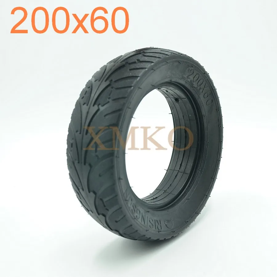 8インチ電動スクーター用ソリッドタイヤ 200x60 ブラシレスモーター対応