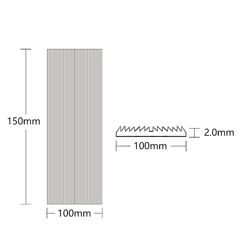 Lente fresnel linear 150x100mm f120mm spot listrado lâmpada de parede inspeção de precisão iluminação especial lâmpada de cura uv personalizável
