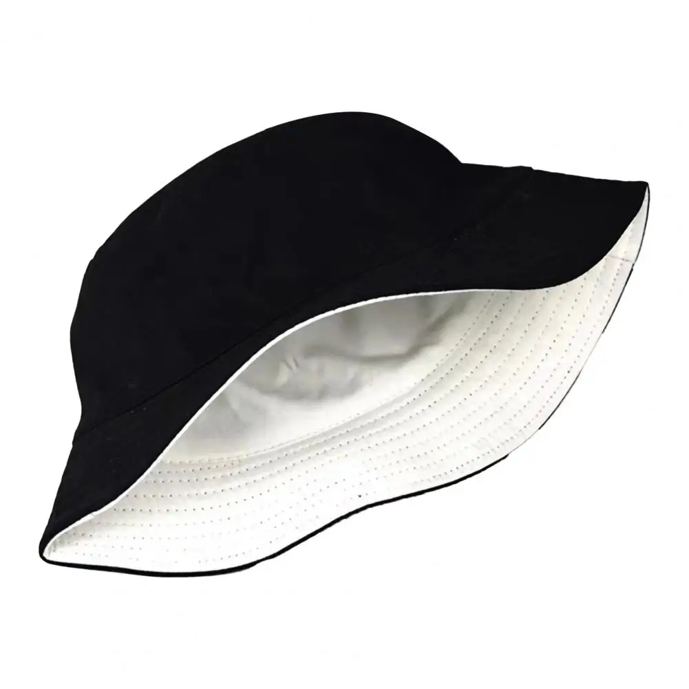 60%HOT 2022 New Double-sided Fishing Hat Fisherman Hat Boy/Girl Sun Hat Solid Color Summer Outdoor Simple Beach Hat Sun Hat