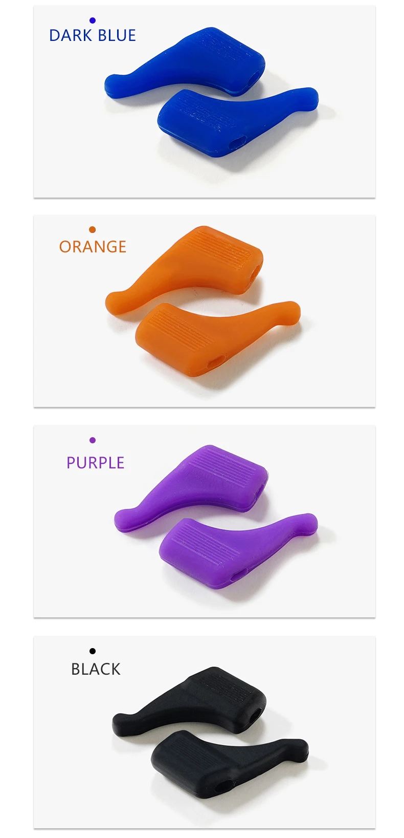 Brillen-Ohrgriff – rutschfeste Gummi-Ohrbügel – weicher, bequemer Anti-Rutsch-Halter, Silikon-Ohrbügel, Halter für Brillen – Detail 7